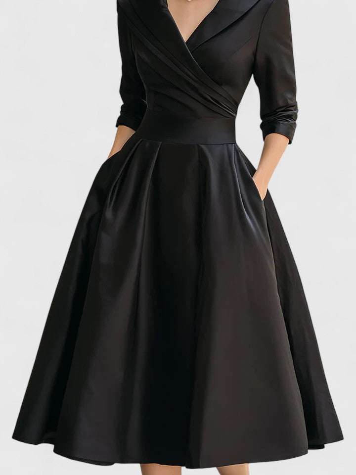 Yan | Elegant Midi Dress