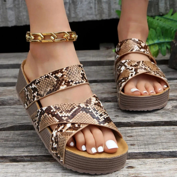 Abigail™ – Orthopedic Leather Strap Sandals